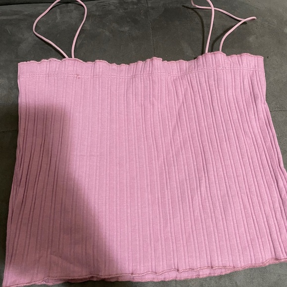 Tops - Purple pinkish crop top